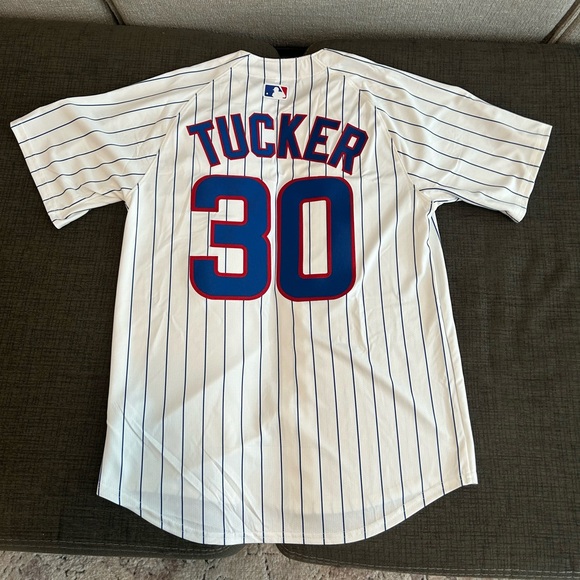 Nike Other - Nike Authentic Pinstripe Chicago Cubs Kyle Tucker #30 MLB Jersey Men’s Sz M